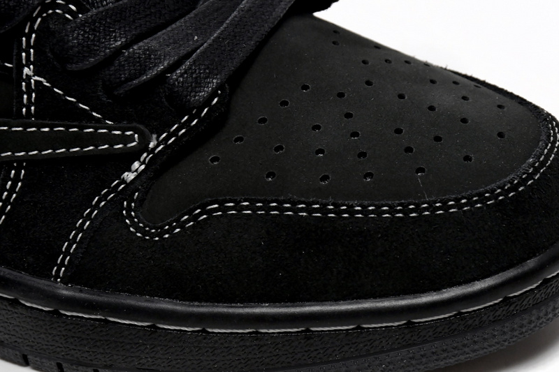 XH Travis Scott x Air Jordan 1 Low OG SP Black Phantom