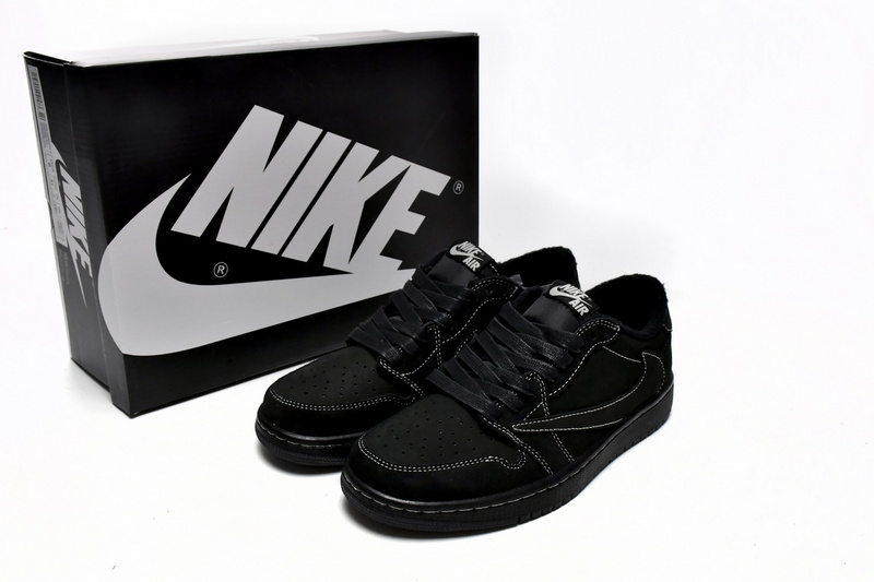 XH Travis Scott x Air Jordan 1 Low OG SP Black Phantom