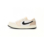 XH Air Jordan 1 Low Rice Gray Sponge