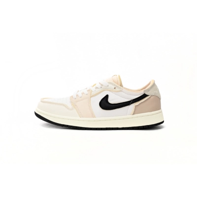 XH Air Jordan 1 Low Rice Gray Sponge 01