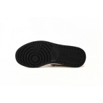 XH Air Jordan 1 Low Rice Gray Sponge