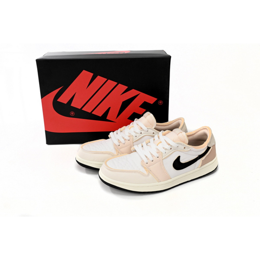 XH Air Jordan 1 Low Rice Gray Sponge