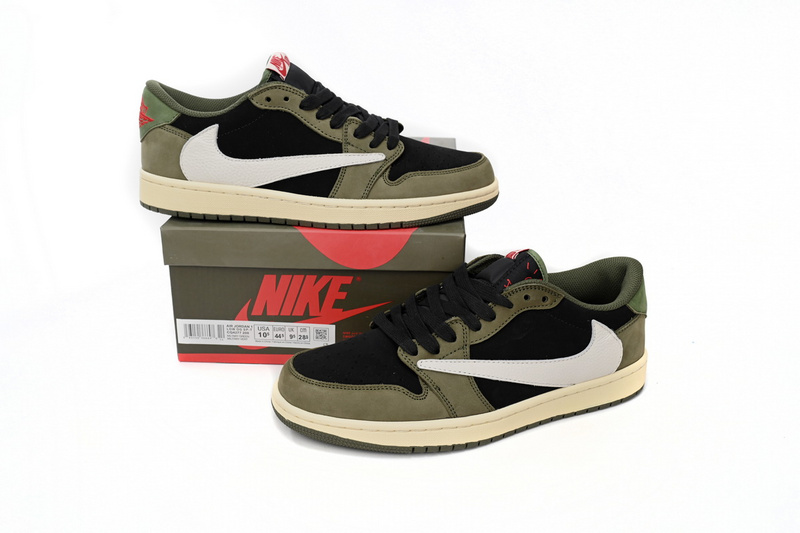XH Travis Scott x Air Jordan 1 Low Green Barb