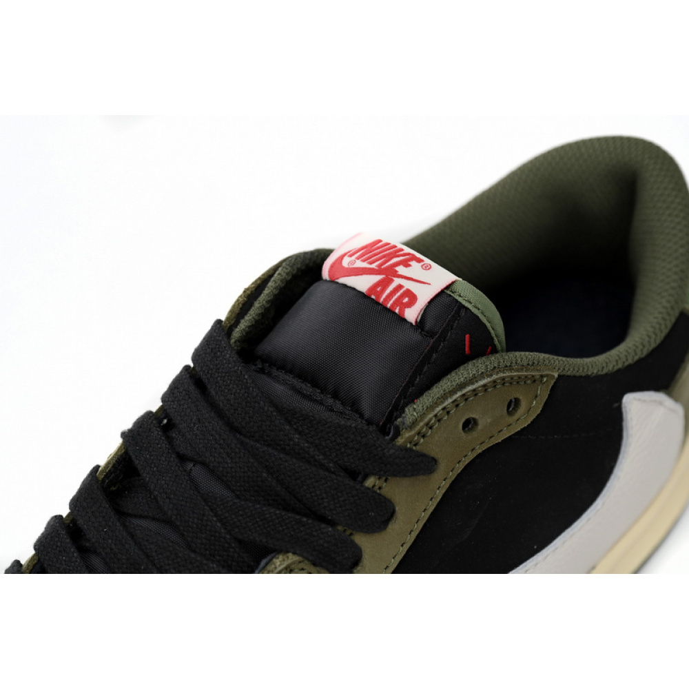 XH Travis Scott x Air Jordan 1 Low Green Barb