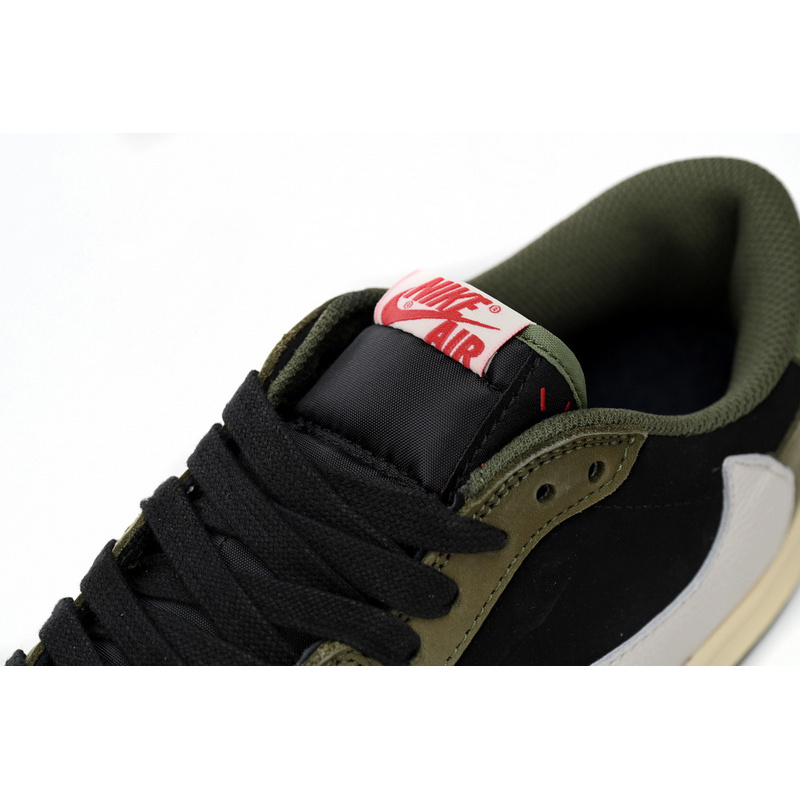 XH Travis Scott x Air Jordan 1 Low Green Barb