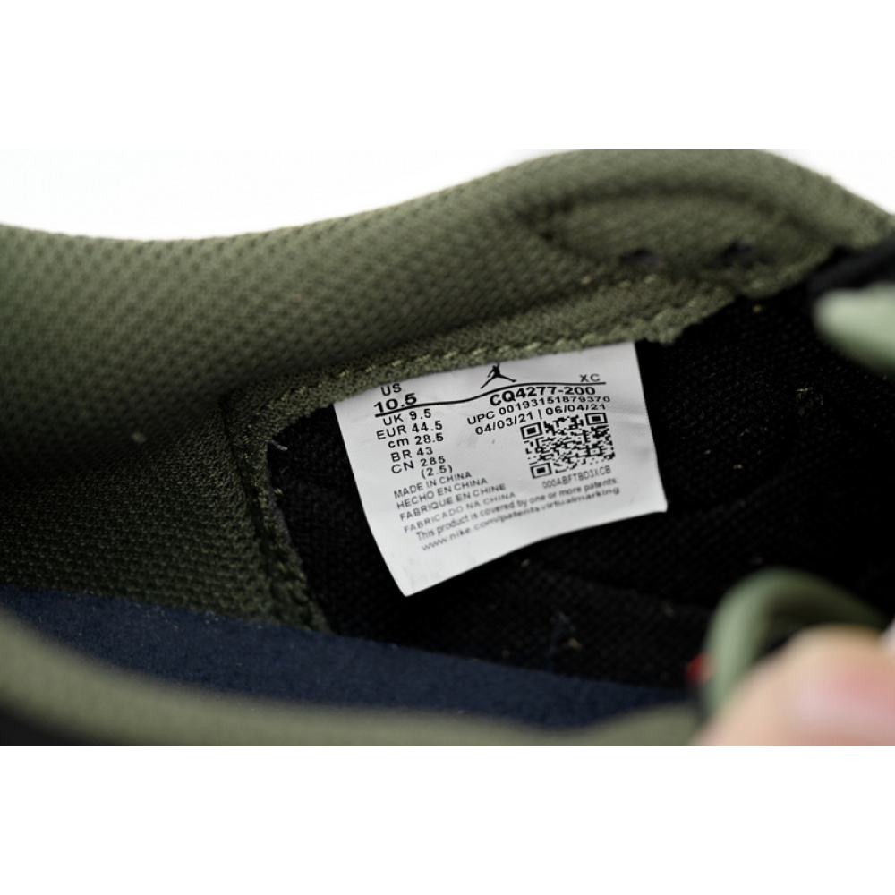 XH Travis Scott x Air Jordan 1 Low Green Barb
