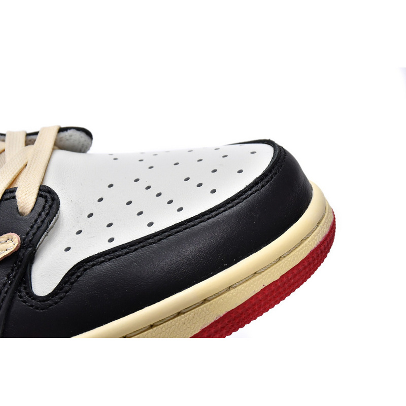 XH Travis Scott x Air Jordan 1 Low Black Red