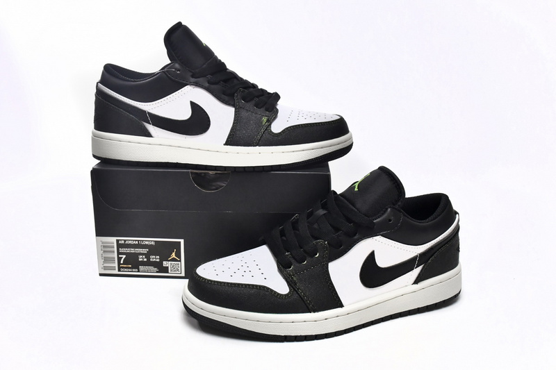 XH Air Jordan 1 Low SE GS Wear Away - Electric Green