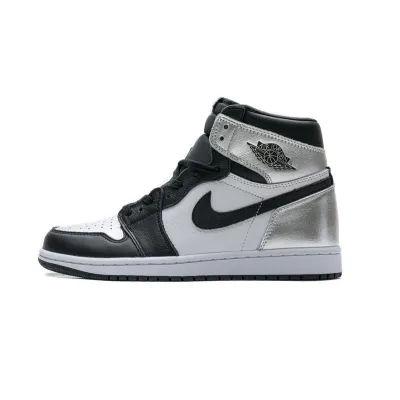 XH Air Jordan 1 High “Silver Toe” 01