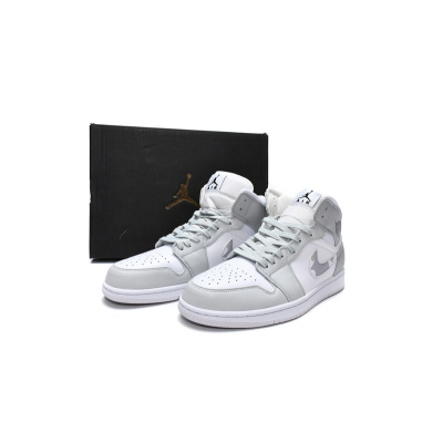 MID Air Jordan 1 Mid Grey Camo 02