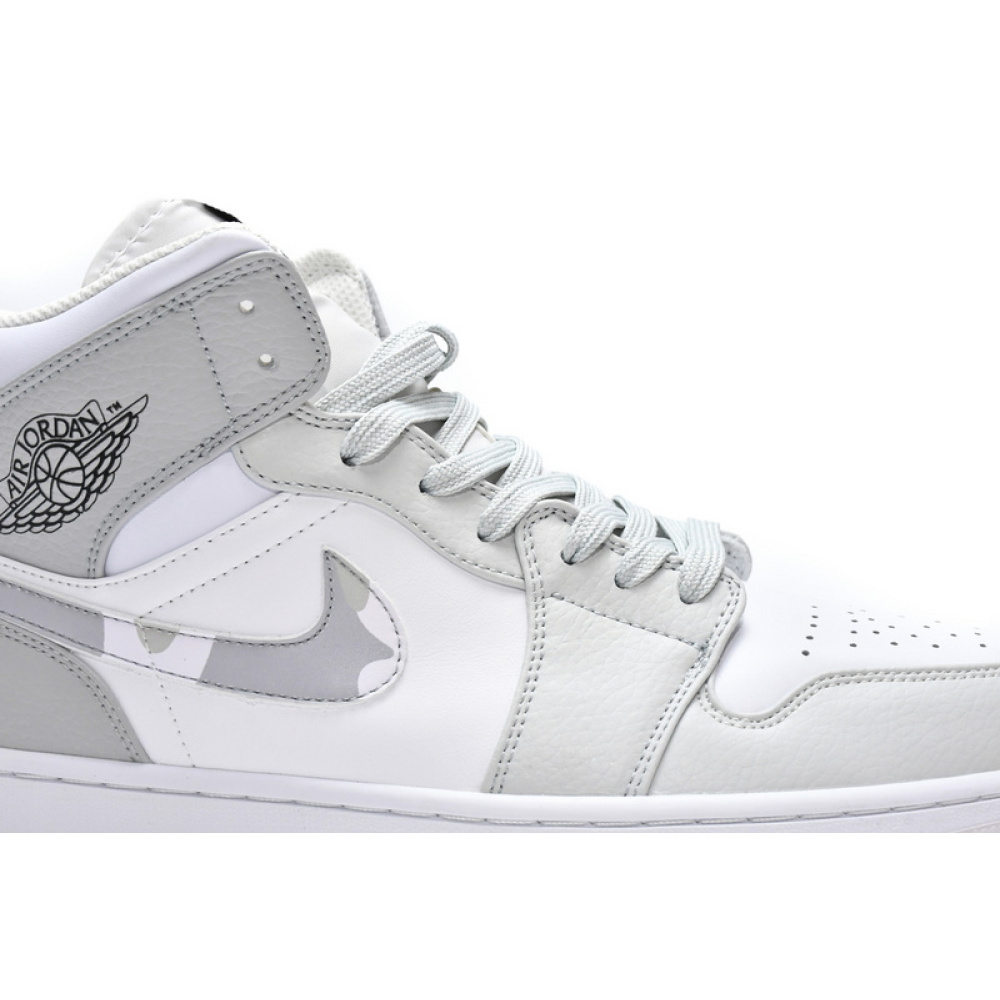 MID Air Jordan 1 Mid Grey Camo