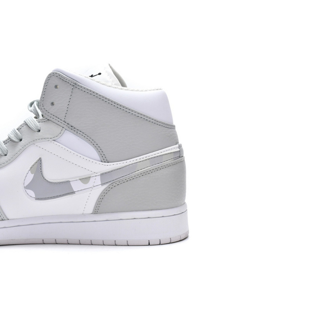MID Air Jordan 1 Mid Grey Camo