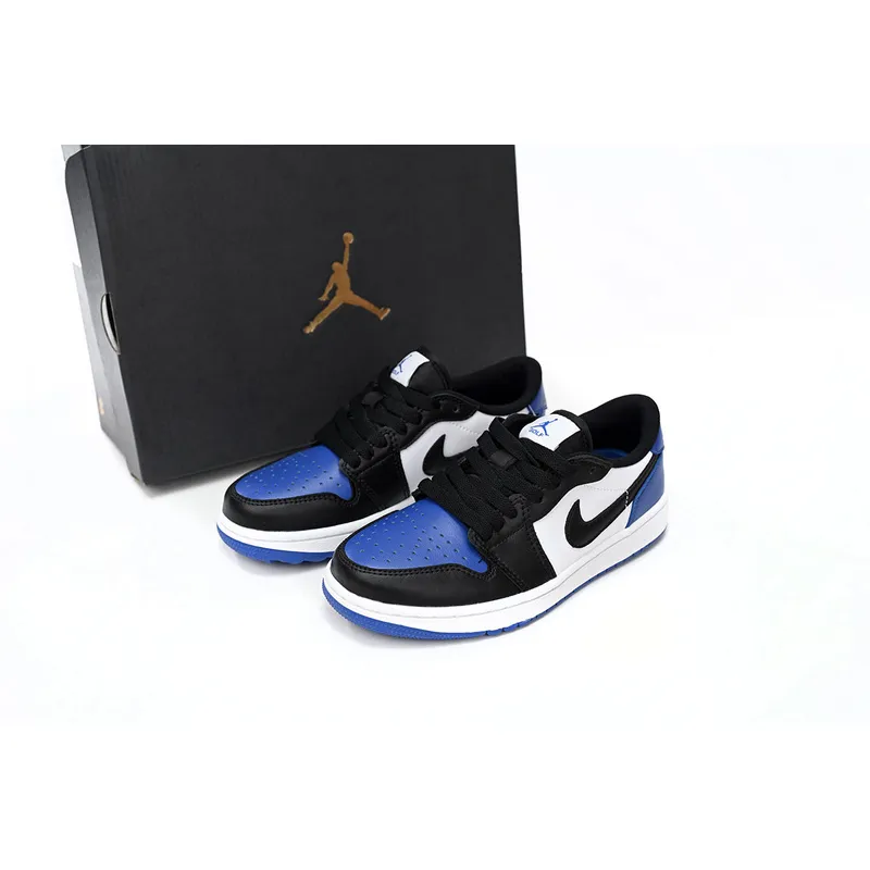 XH Air Jordan 1 Low Golf Black and White