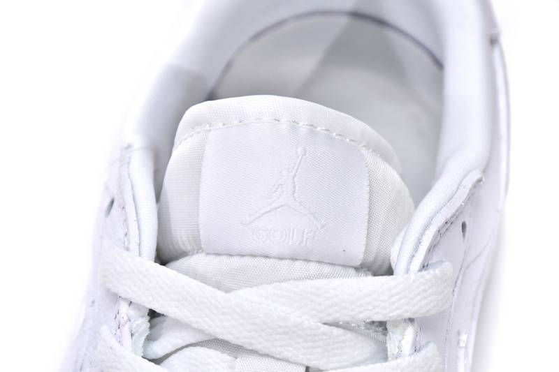 XH Air Jordan 1 Low Golf Triple White