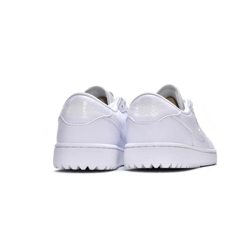 XH Air Jordan 1 Low Golf Triple White