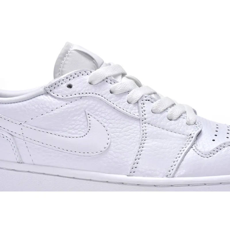 XH Air Jordan 1 Low Golf Triple White
