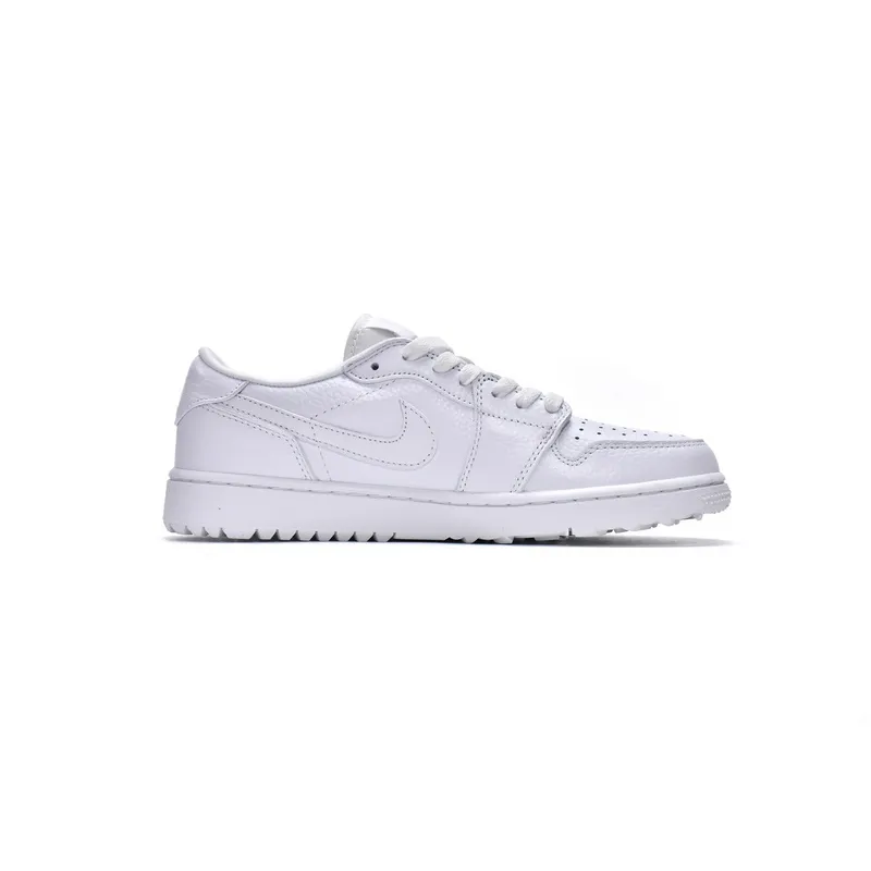 XH Air Jordan 1 Low Golf Triple White