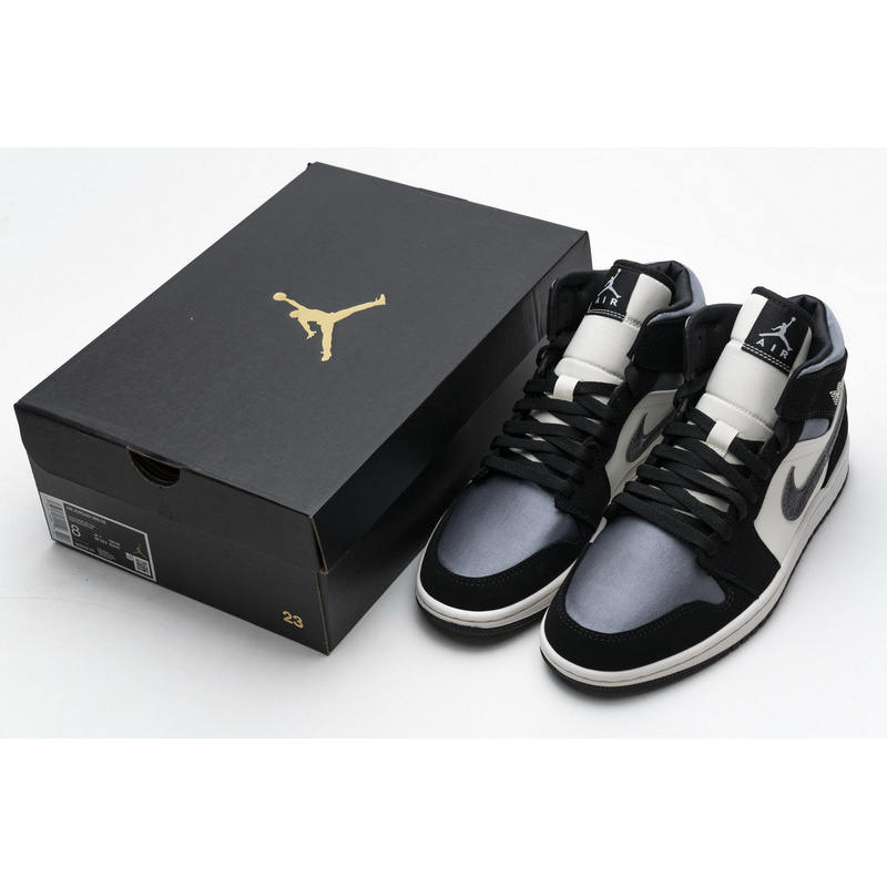 MID Air Jordan 1 Mid Satin Grey