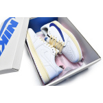 XH Travis Scott x Air Jordan 1 Low White Blue