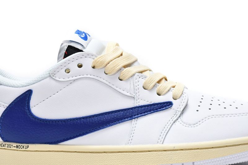 XH Travis Scott x Air Jordan 1 Low White Blue