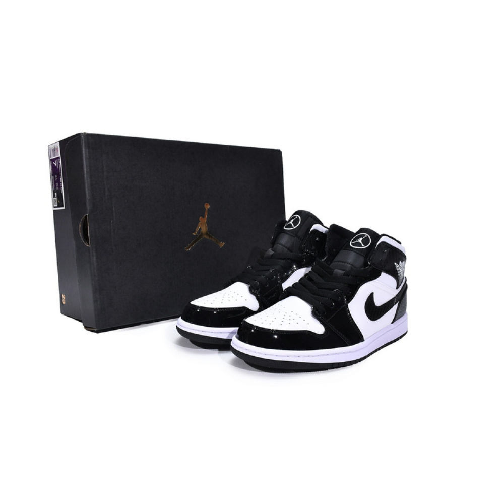 MID Air Jordan 1 Mid SE ASW Black and White