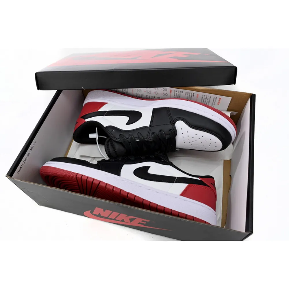 XH Air Jordan 1 Low OG “Black Toe”Black Toe