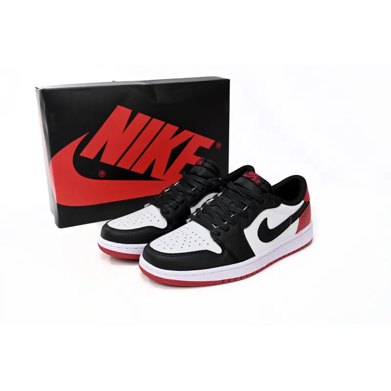 XH Air Jordan 1 Low OG “Black Toe”Black Toe