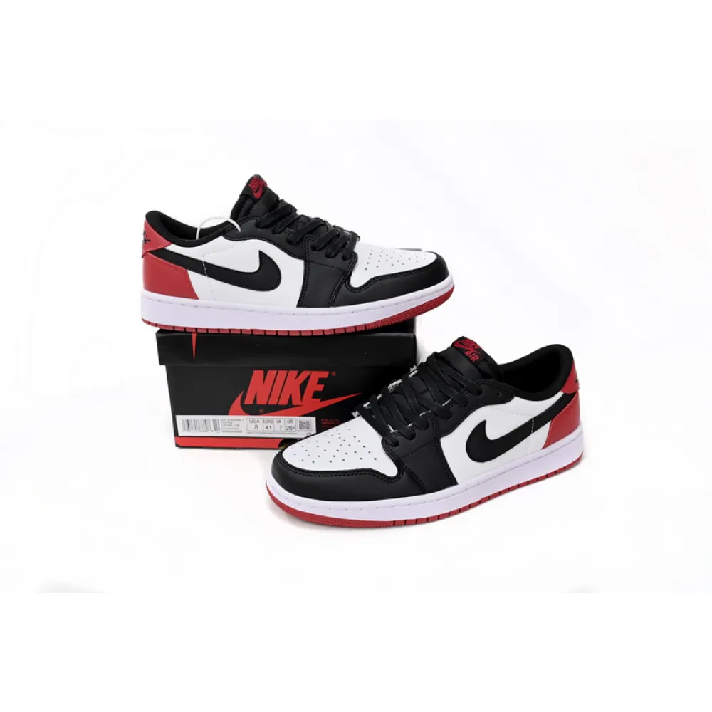 XH Air Jordan 1 Low OG “Black Toe”Black Toe