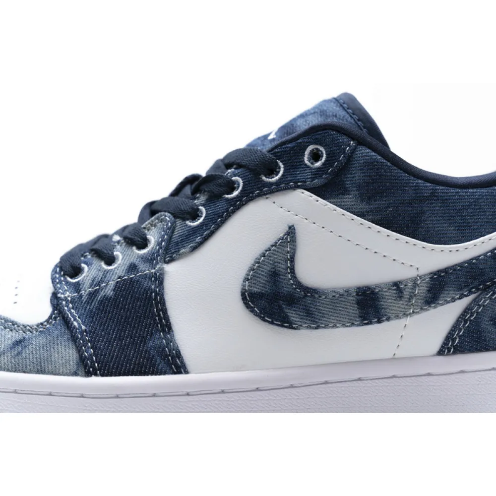 XH Air Jordan 1 Low“Washed Denim”