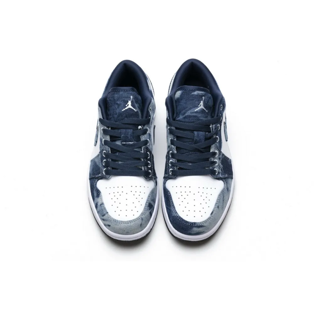 XH Air Jordan 1 Low“Washed Denim”