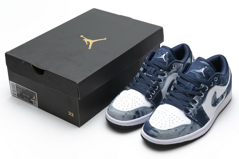 XH Air Jordan 1 Low“Washed Denim”