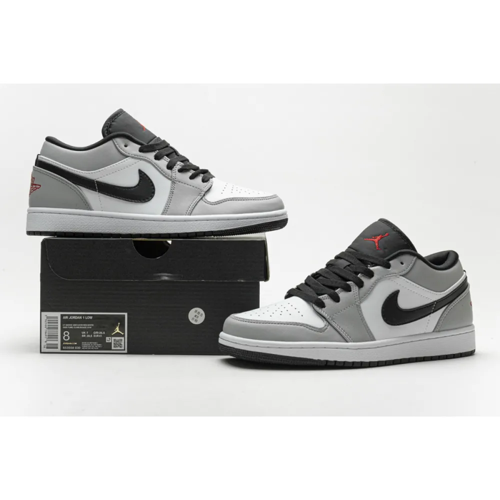 XH Air Jordan 1 Low Light Smoke Grey