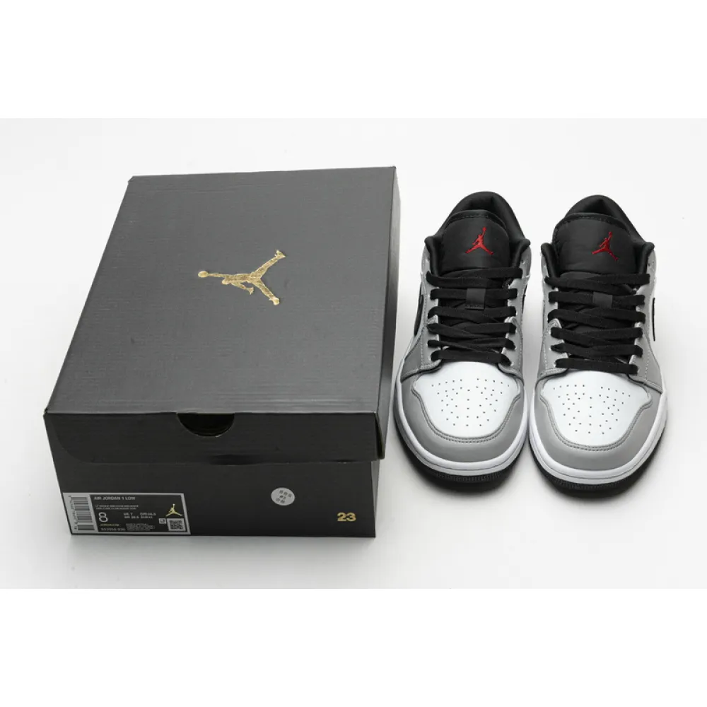 XH Air Jordan 1 Low Light Smoke Grey