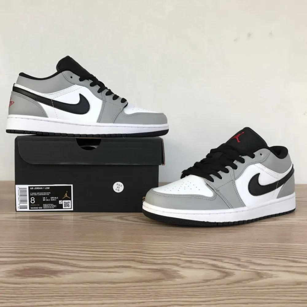 XH Air Jordan 1 Low Light Smoke Grey