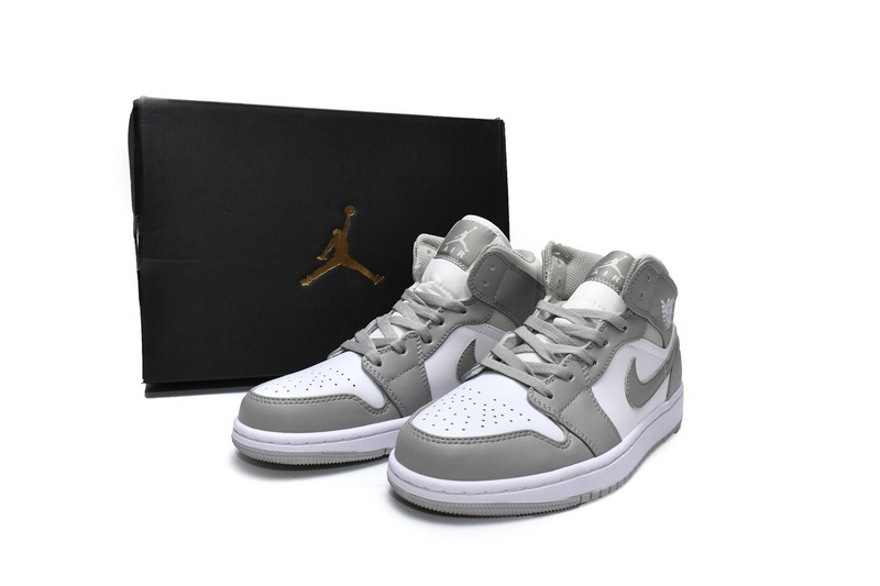 MID Air Jordan 1 Mid Grey Fog 554724-082