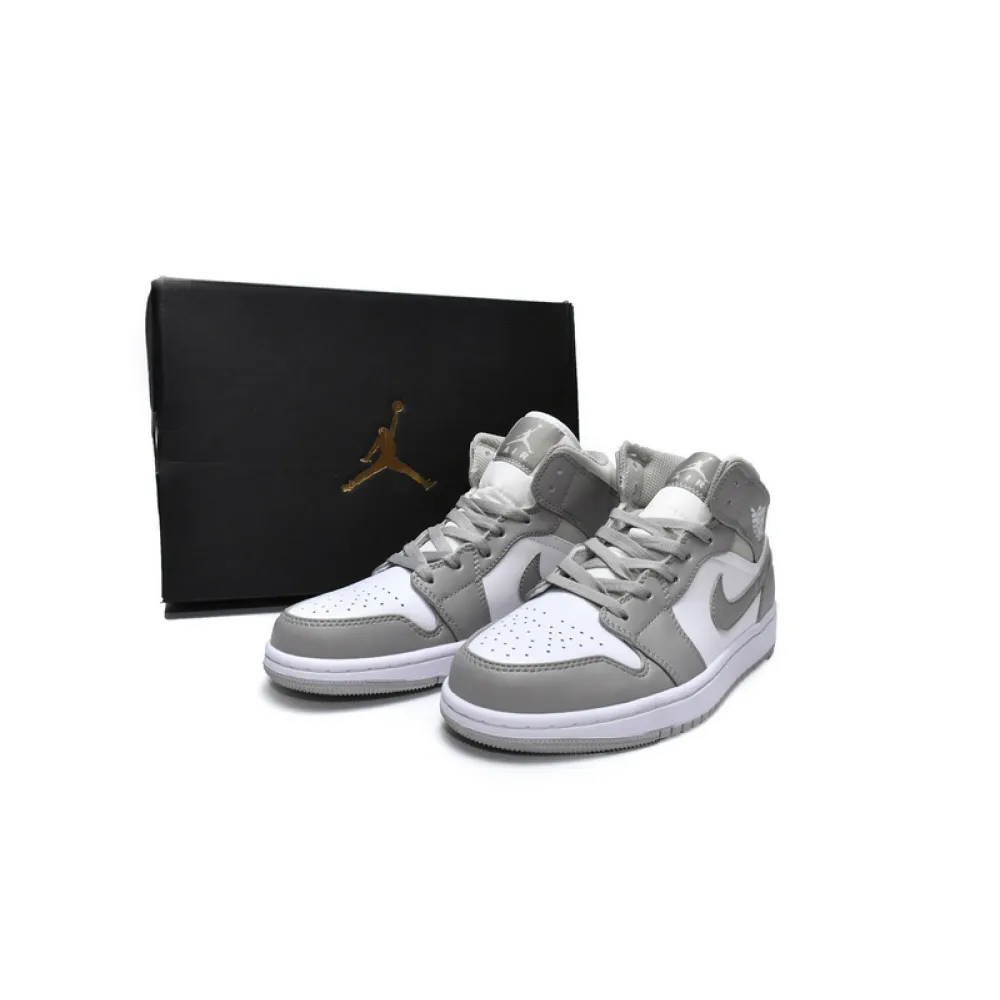 MID Air Jordan 1 Mid Grey Fog 554724-082