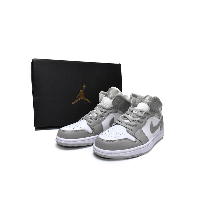 MID Air Jordan 1 Mid Grey Fog 554724-082