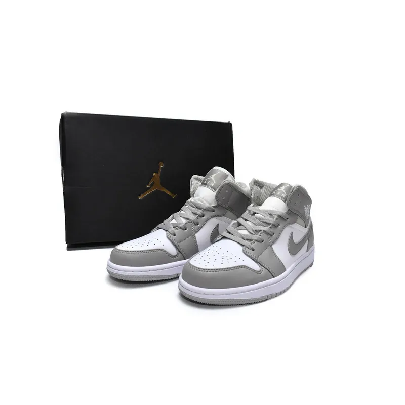 MID Air Jordan 1 Mid Grey Fog 554724-082