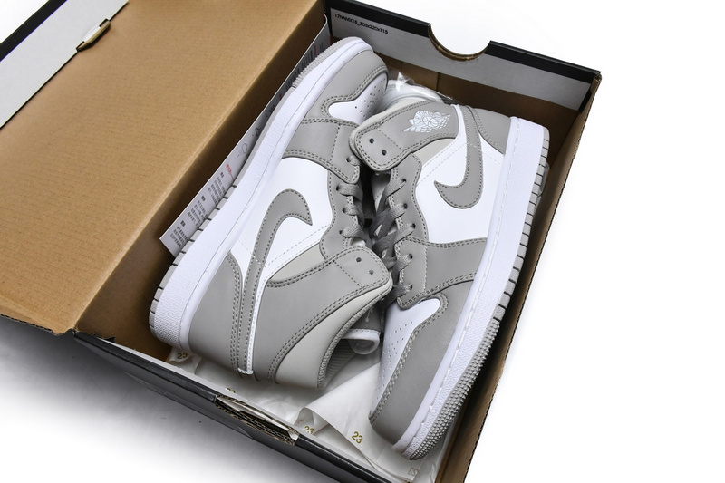 MID Air Jordan 1 Mid Grey Fog 554724-082