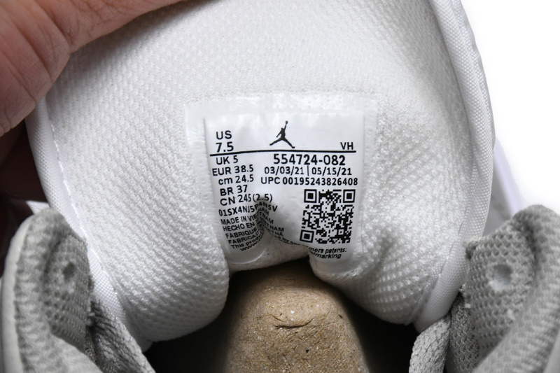 MID Air Jordan 1 Mid Grey Fog 554724-082