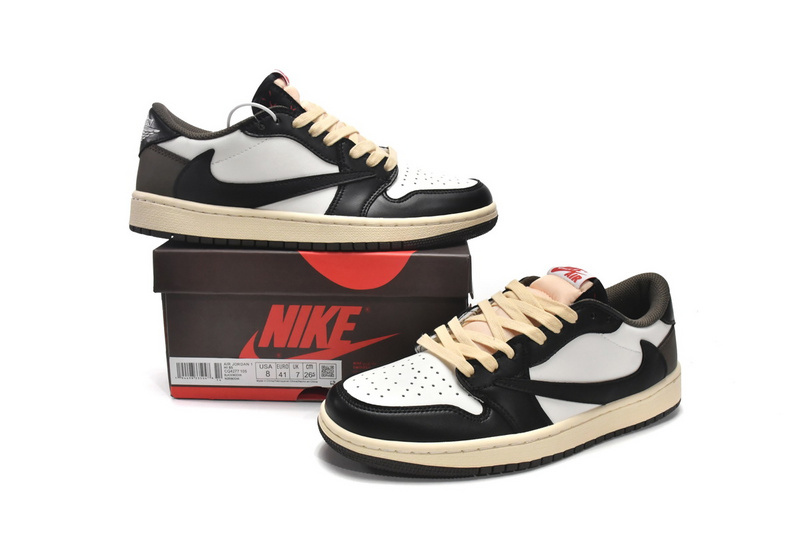 XH Travis Scott x Air Jordan 1 Low Dark Mocha