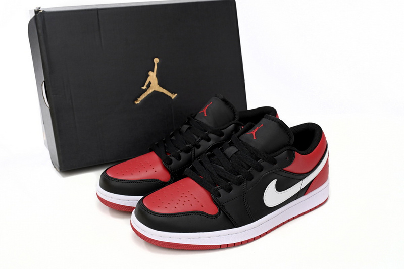 XH Air Jordan 1 Low Retro Black Red