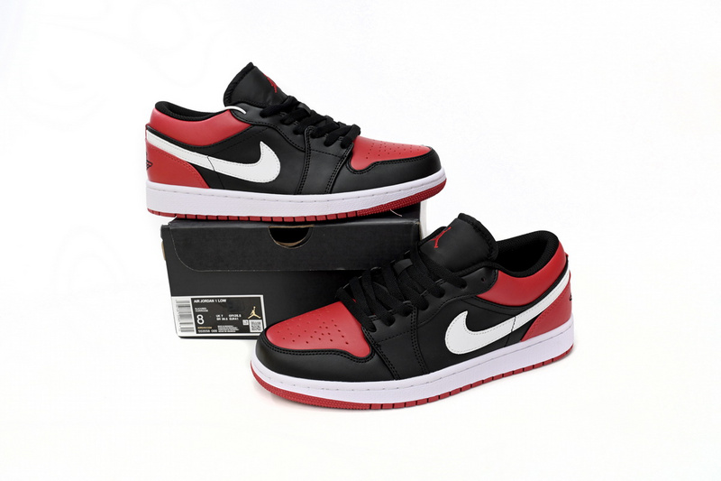 XH Air Jordan 1 Low Retro Black Red