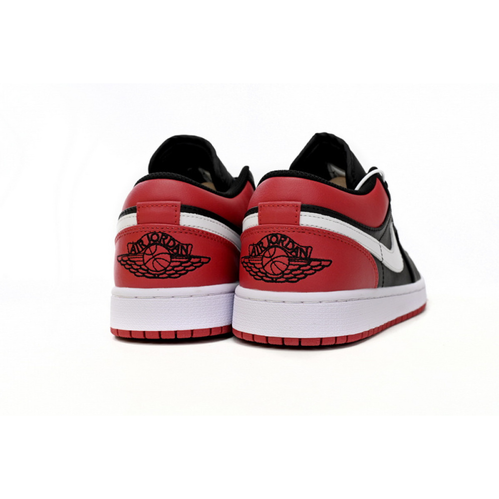 XH Air Jordan 1 Low Retro Black Red