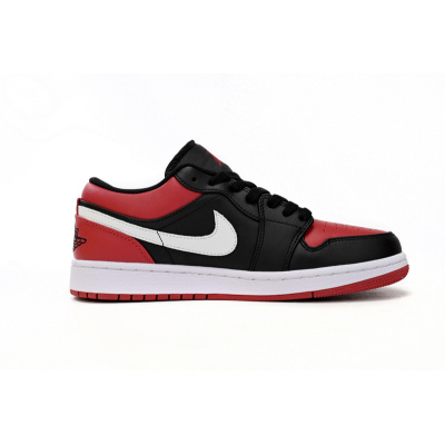 XH Air Jordan 1 Low Retro Black Red 02