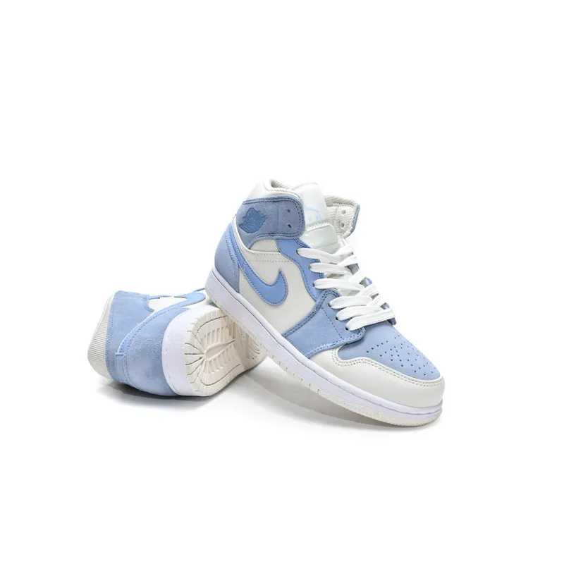 MID Air Jordan 1 Mid SE Sail Light Blue