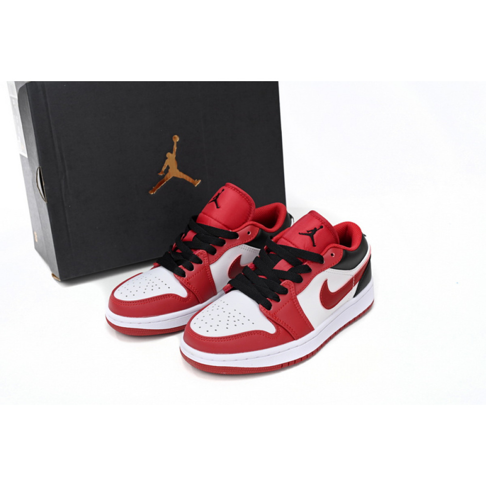 XH Air Jordan 1 Low Red, white And Black