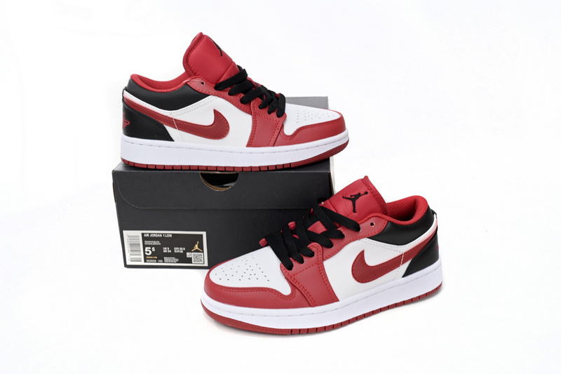 XH Air Jordan 1 Low Red, white And Black