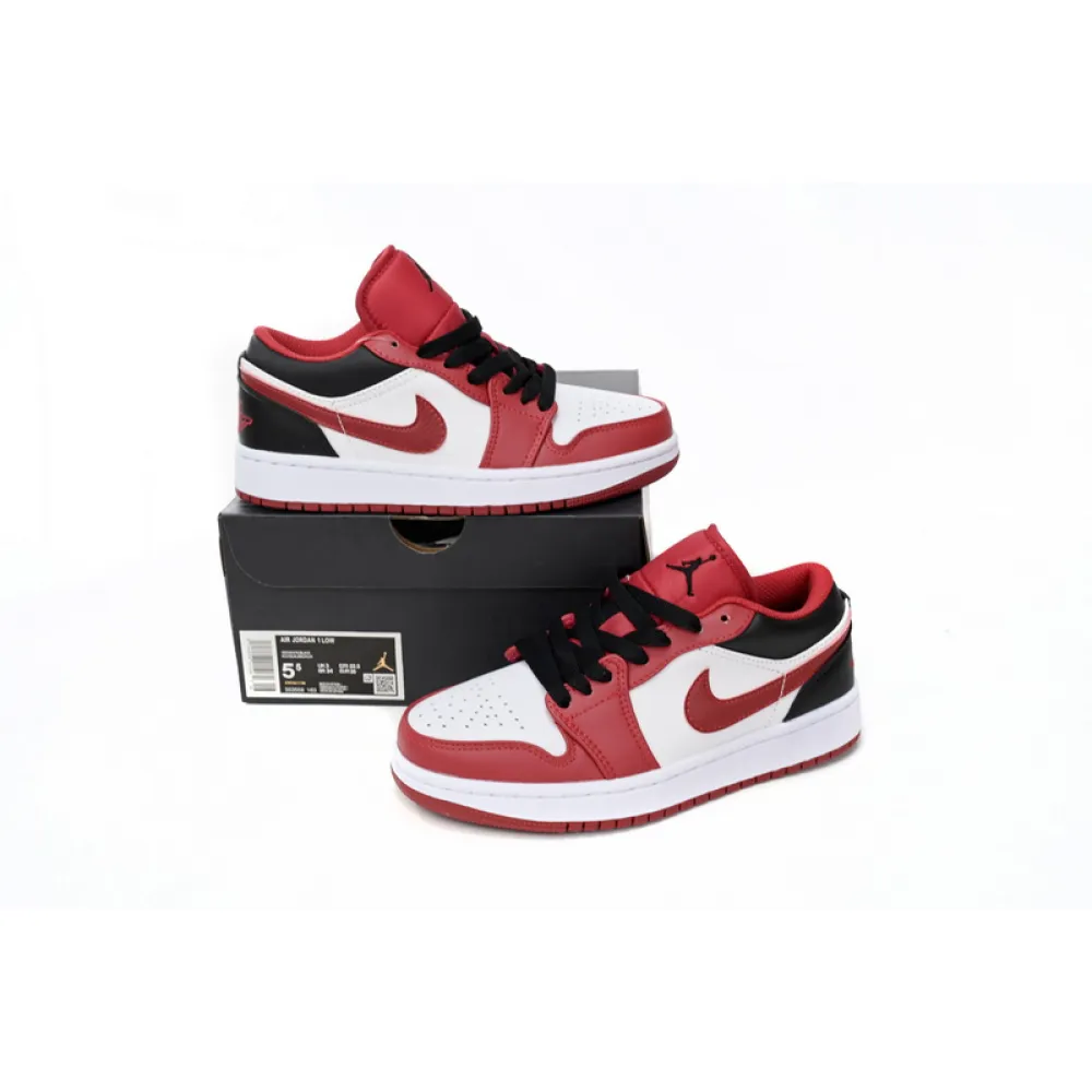 XH Air Jordan 1 Low Red, white And Black