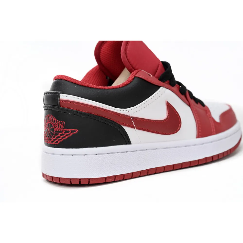 XH Air Jordan 1 Low Red, white And Black